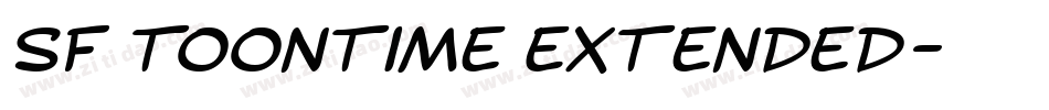 SF Toontime Extended字体转换
